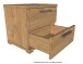 Schlafzimmer-Set >Sam< (2er-Set) in Eiche Melamin Dekor - 94,6x87x206,4 (BxHxT)