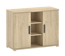 Schlafzimmer-Set >Sam< (4-teilig) in Eiche Melamin Dekor, Holzwerkstoff