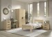 Schlafzimmer-Set >Sam< (4-teilig) in Eiche Melamin Dekor, Holzwerkstoff