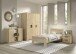 Schlafzimmer-Set >Sam< (4-teilig) in Eiche Melamin Dekor, Holzwerkstoff