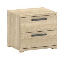 Schlafzimmer-Set >Sam< (4-teilig) in Eiche Melamin Dekor, Holzwerkstoff