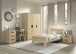 Schlafzimmer-Set >Sam< (4-teilig) in Eiche Melamin Dekor, Holzwerkstoff