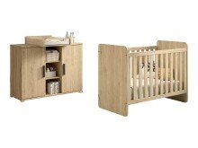 Babymöbel-Set >Sam< (3-teilig) in Eiche...