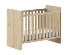 Babymöbel-Set >Sam< (3-teilig) in Eiche Melamin Dekor - 124,8x95,1x65,8 (BxHxT)