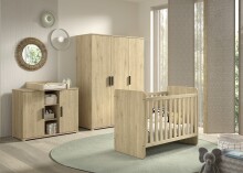 Babymöbel-Set >Sam< (4-teilig) in Eiche...