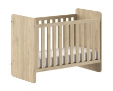 Babymöbel-Set >Sam< (4-teilig) in Eiche Melamin Dekor - 100,5x199,2x59 (BxHxT)