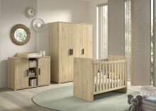 Babymöbel-Set >Sam< (4-teilig) in Eiche...