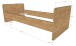 Babymöbel-Set >Sam< (4-teilig) in Eiche Melamin Dekor - 100,5x199,2x59 (BxHxT)