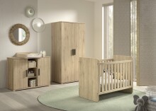 Babymöbel-Set >Sam< (4-teilig) in Eiche...