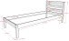 Einzelbett >Pino< in Kiefer natur lackiert, Massivholz - 211x84,4x97,5cm (BxHxT)