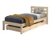 Stauraumbett >Pino< in Kiefer natur lackiert - 211x84,4x97,5 (BxHxT)