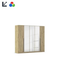 Drehtürenschrank >Alba< inkl. Einteilung, in...