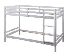 Etagenbett >Small Cloud< in Weiß - 96x150x207...