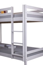 Etagenbett >Small Cloud< in Weiß - 96x150x207 (BxHxT)