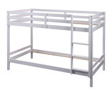 Etagenbett >Small Cloud< in Weiß - 96x150x207...