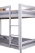Etagenbett >Small Cloud< in Weiß - 96x150x207 (BxHxT)