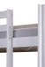 Etagenbett >Small Cloud< in Weiß - 96x150x207 (BxHxT)