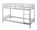 Etagenbett >Small Cloud< in Weiß - 96x150x207 (BxHxT)