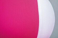 Schreibtischstuhl >JESSI< in Himbeer/Weiß, Mesh - 52x103,5x56 (BxHxT)