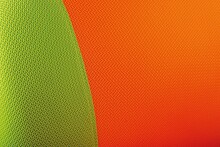 Schreibtischstuhl >JESSI< in Orange/Grün, Mesh - 52x103,5x56cm (BxHxT)