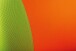 Schreibtischstuhl >JESSI< in Orange/Grün, Mesh - 52x103,5x56cm (BxHxT)
