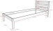 Stauraumbett >Pino< in Kiefer weiß lackiert - 211x84,4x97,5 (BxHxT)