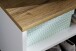 Garderobenschrank >Clayborn< in weiss / Wotan-Eiche Dekor  - 58x205x40cm (BxHxT)
