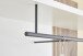 Garderobenpaneel >Menaro< in weiss / Viking Oak Dekor - 90x112x29 (BxHxT)