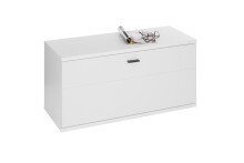 Garderoben-Set >Menaro< (5-teilig) weiss / Viking Oak Dekor - 260x198x37 (BxHxT)