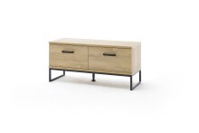 Schuhbank >Toledo< in Grandson Oak, Holzwerkstoff -...