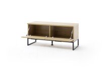 Schuhbank >Toledo< in Grandson Oak, Holzwerkstoff - 101x38x38 (BxHxT)
