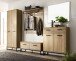 Schuhbank >Toledo< in Grandson Oak, Holzwerkstoff - 101x38x38 (BxHxT)