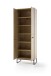 Schuhschrank >Toledo< in Grandson Oak, Holzwerkstoff - 66x196x38cm (BxHxT)