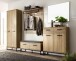 Schuhkommode >Toledo< in Grandson Oak, Holzwerkstoff - 81x108x38cm (BxHxT)