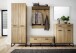 Schuhkommode >Toledo< in Grandson Oak, Holzwerkstoff - 81x108x38cm (BxHxT)