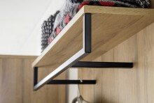 Garderobenpaneel >Toledo< in Grandson Oak - 90x113x28 (BxHxT)