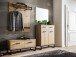 Garderobenpaneel >Toledo< in Grandson Oak - 90x113x28 (BxHxT)