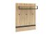 Garderobenpaneel >Toledo< in Grandson Oak - 90x113x28 (BxHxT)