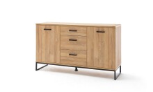 Sideboard >Toledo< in Grandson Oak, Holzwerkstoff -...