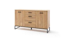 Sideboard >Toledo< in Grandson Oak, Holzwerkstoff -...