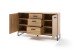 Sideboard >Toledo< in Grandson Oak, Holzwerkstoff - 151x88x44 (BxHxT)