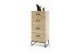 Schubkastenkommode >Toledo< in Grandson Oak, Holzwerkstoff - 50x116x44cm (BxHxT)