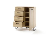 Kombikommode >Toledo< in Grandson Oak - 101x116x44...