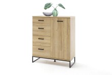 Kombikommode >Toledo< in Grandson Oak - 101x116x44 (BxHxT)
