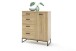Kombikommode >Toledo< in Grandson Oak - 101x116x44 (BxHxT)