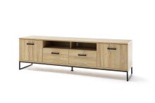 Lowboard >Toledo< in Grandson Oak, Holzwerkstoff -...