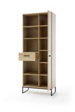 Stauraumregal >Toledo< in Grandson Oak - 76x196x38 (BxHxT)