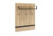 Garderoben-Set >Toledo< (5-teilig) in Grandson Oak - 267x196x38 (BxHxT)