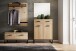 Garderoben-Set >Toledo< (4-teilig) in Grandson Oak - 191x196x38 (BxHxT)