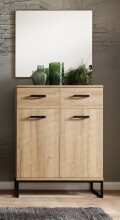Garderoben-Set >Toledo< (2-teilig) in Grandson Oak...